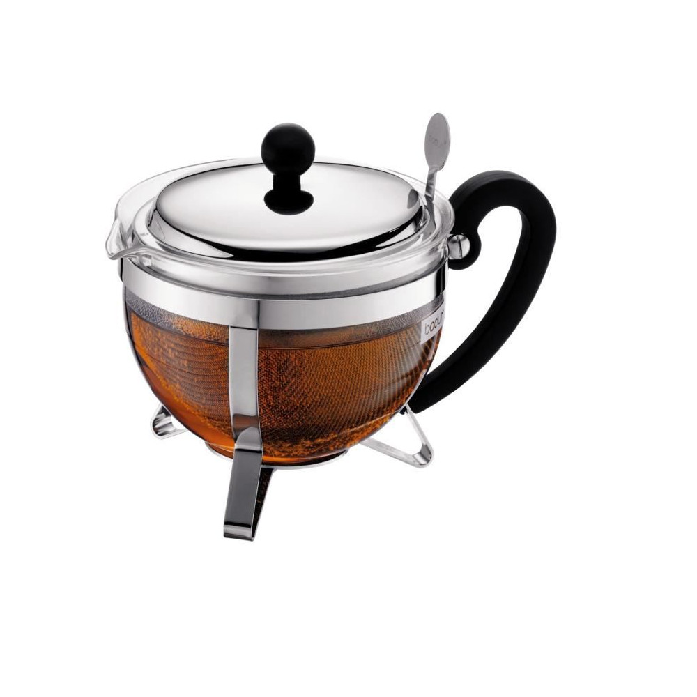 BODUM CHAMBORD Théiere avec tamis 1L gris