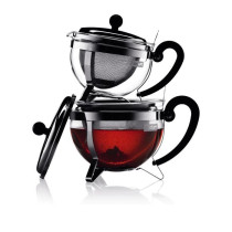 BODUM CHAMBORD Théiere avec tamis 1L gris
