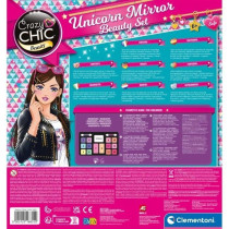 CLEMENTONI - Miroir de maquillage licorne - Anneau lumineux - Maquilla