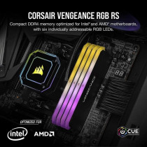 Mémoire RAM - CORSAIR - Vengeance RGB RS DDR4 - 16GB 2x8GB DIMM - 360