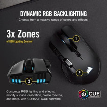 Souris Corsair Souris gaming sans fil CORSAIR IRONCLAW RGB WIRELESS No