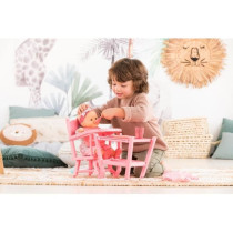 Chaise haute pour poupon 36 et 42cm - Corolle - 2 en 1 - Multicolore
