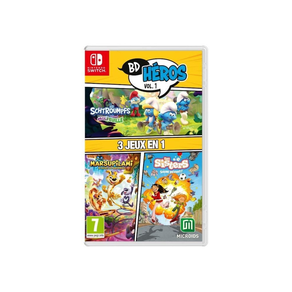 Pack Bd Heros Vol.1 : Les Schtroumpfs Mission Malfeuille Sisters 1 Mar