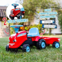 Porteur avec remorque - FALK - Tractor Go! - Des 12 mois - 100% Fabriq