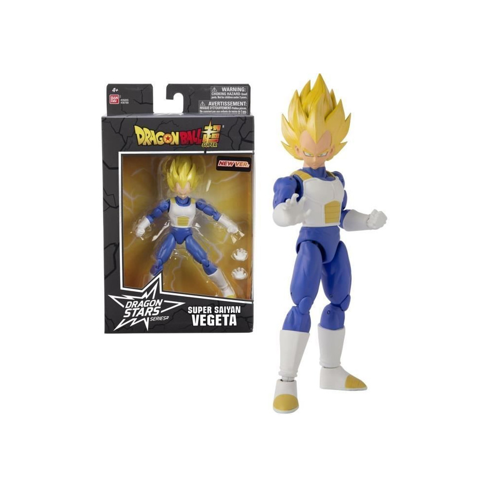 Figurine Dragon Ball Super - Super Saiyan Vegeta - 17 cm - 16 points d