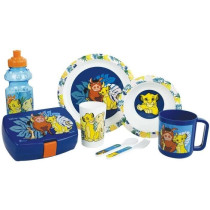 Lot Vaisselle Disney Le Roi Lion - FUN HOUSE - 006360 - Verre, Assiett