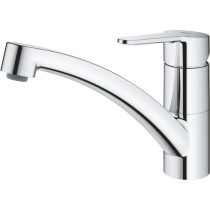 Mitigeur évier GROHE Start Eco - Chromé - Bec bas - Métal