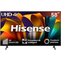 TV LED HISENSE 58A6N - 58 (146 cm) - 4K UHD - Dolby Vision - Smart TV