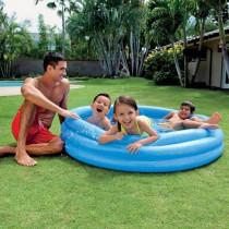 Piscinette gonflable INTEX Bleu Cristal - 147 x 33 cm - Capacité 330