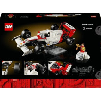 LEGO Icons 10330 McLaren MP4/4 et Ayrton Senna, Set Modele Réduit de