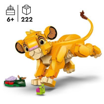 LEGO | Disney 43243 Simba, le bébé du Roi lion, jouet de constructio