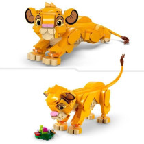 LEGO | Disney 43243 Simba, le bébé du Roi lion, jouet de constructio