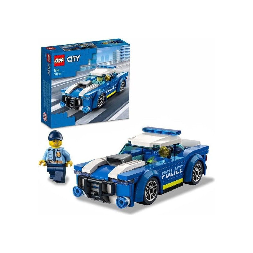 LEGO 60312 City La Voiture de Police, Jouet pour Enfants des 5 ans ave
