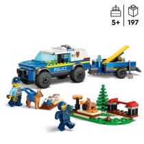 LEGO City Police 60369 Le Dressage des Chiens Policiers, Jouet Voiture