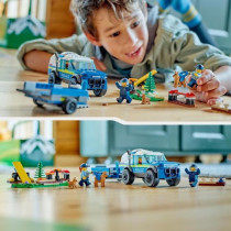 LEGO City Police 60369 Le Dressage des Chiens Policiers, Jouet Voiture