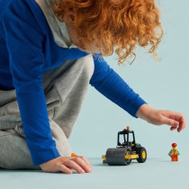 LEGO 60401 City Le Rouleau Compresseur de Chantier, Maquette de Jouet