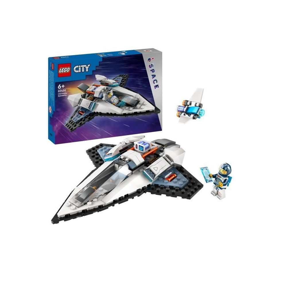 LEGO 60430 City Le Vaisseau Interstellaire, Jouet sur l'Espace, Cadeau