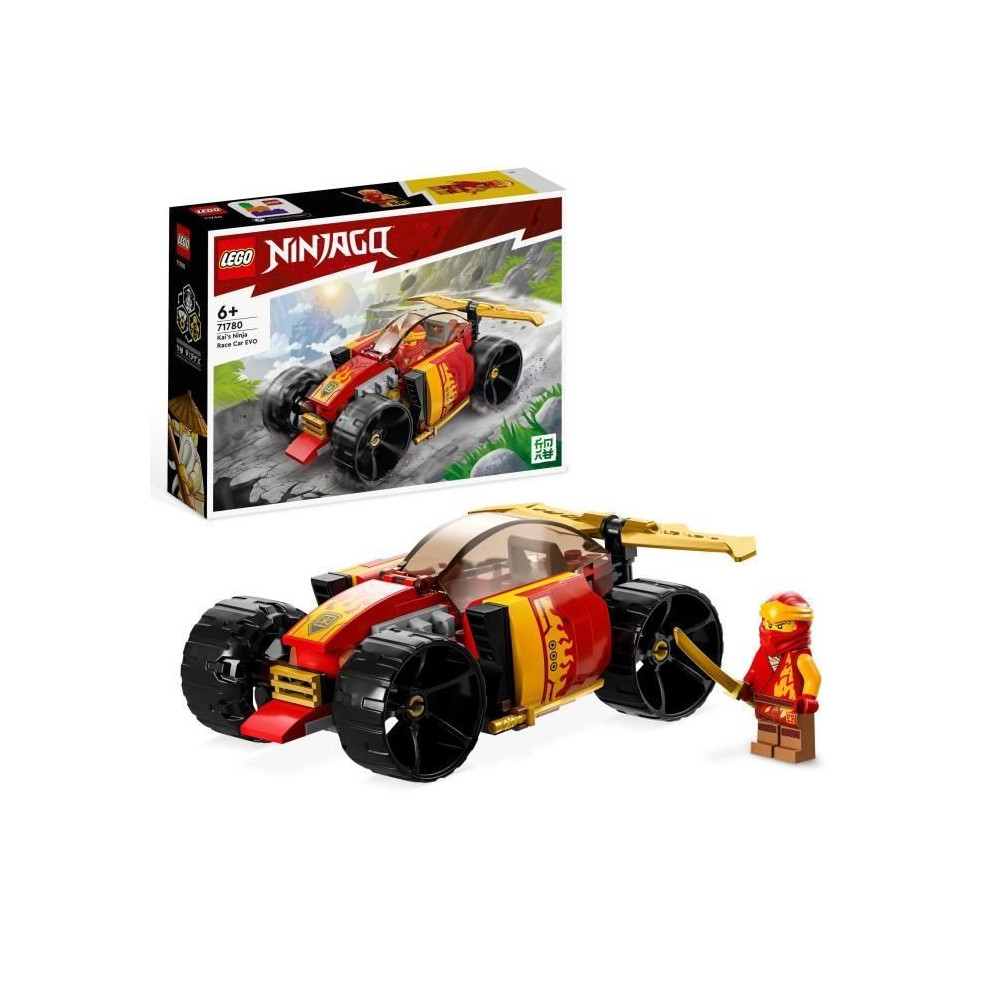LEGO NINJAGO 71780 La Voiture de Course Ninja de Kai – Évolution, J