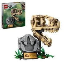 LEGO 76964 Jurassic World Les Fossiles de Dinosaures : Le Crâne du T.