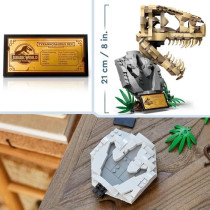 LEGO 76964 Jurassic World Les Fossiles de Dinosaures : Le Crâne du T.