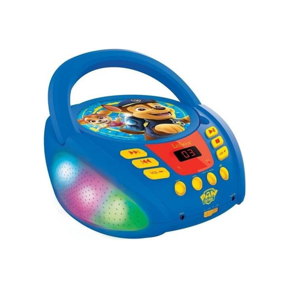 Lecteur CD Bluetooth La Pat' Patrouille avec Effets Lumineux