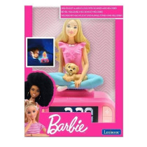 Réveil digital avec veilleuse lumineuse, Barbie en 3D, et effets sono