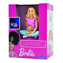 Réveil digital avec veilleuse lumineuse, Barbie en 3D, et effets sono