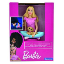 Réveil digital avec veilleuse lumineuse, Barbie en 3D, et effets sono