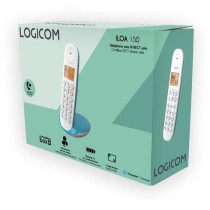 Téléphone fixe sans fil - LOGICOM - DECT ILOA 150 SOLO - Turquoise -