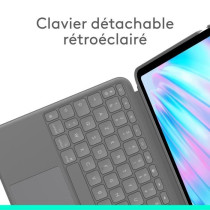 Étui clavier Combo Touch de Logitech pour iPad Air 11 pouces (M2)