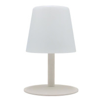 Lampe de table sans fil LED Standy Mini Cream - LUMISKY - Acier creme