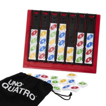 Mattel Games - UNO-Quatro-Jeu pour adulte, soirée en famille et soir