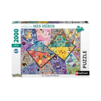 Nathan-POKEMON-Puzzle 2000 pieces - Les 16 types de Pokémon-400555687
