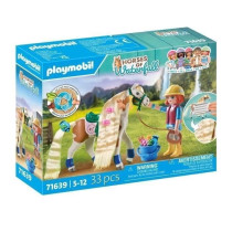 PLAYMOBIL 71639 Ellie avec cheval, Horses of Waterfall, 33 pieces, Des
