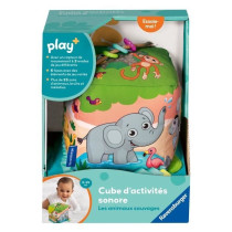Ravensburger play+, Cube d'activités sonore - Les animaux sauvages ,