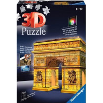 Puzzle 3D Arc de Triomphe illuminé - Ravensburger - 216 pieces - sans