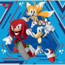 Ravensburger-Puzzles 3x49 pieces - Les aventures de Sonic-400555501133