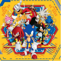 Ravensburger-Puzzles 3x49 pieces - Les aventures de Sonic-400555501133