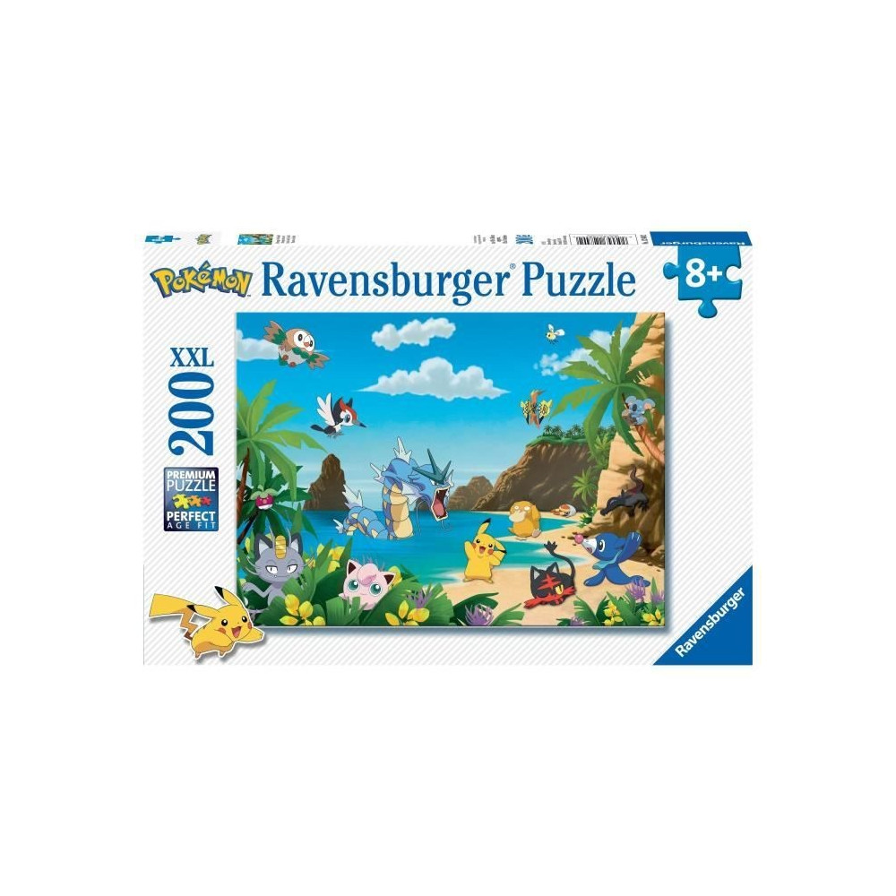 Puzzle 200 pieces XXL - Ravensburger - Attrapez-les tous ! - Pokémon