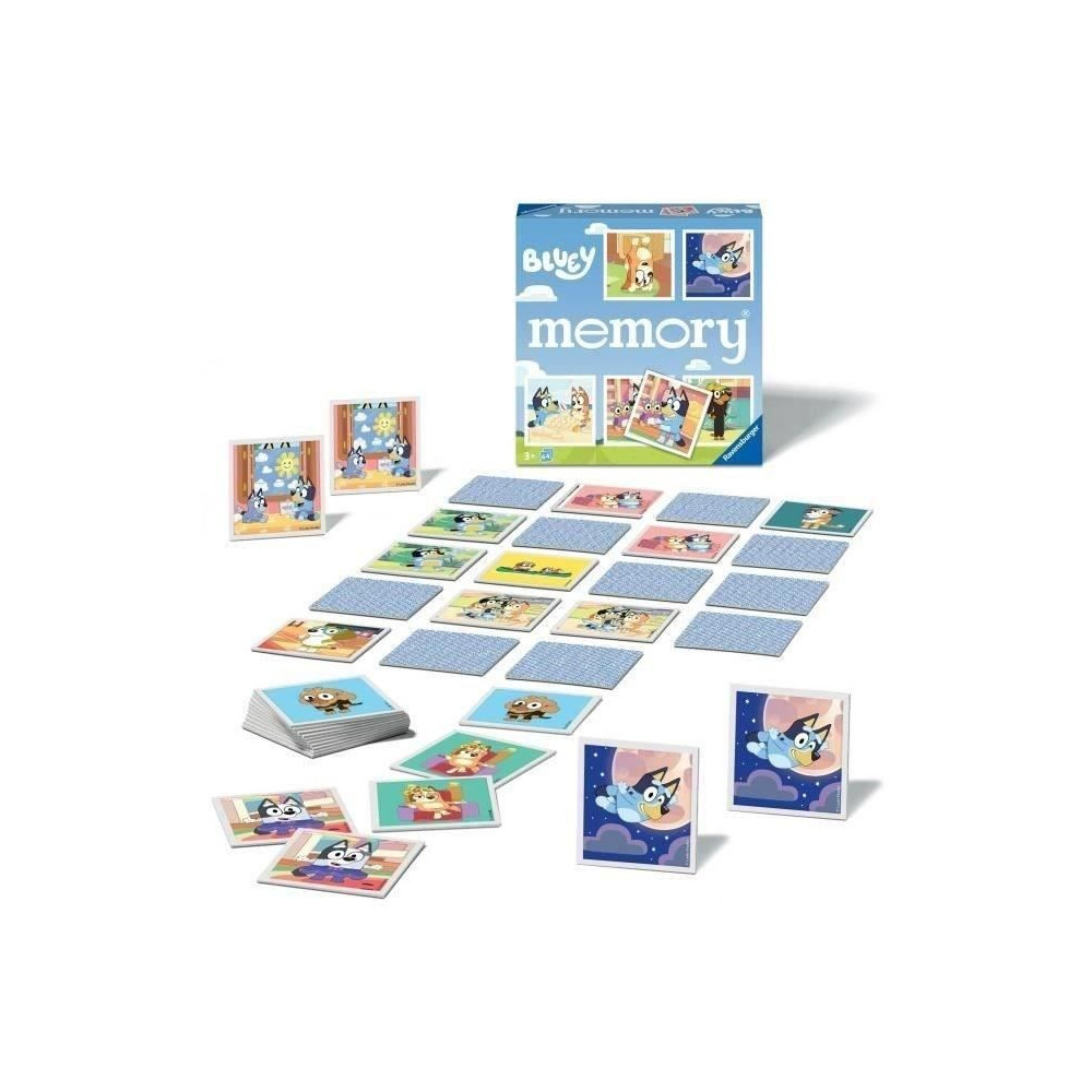 Ravensburger-BLUEY-Grand memory Bluey-4005556226467-A partir de 3 ans