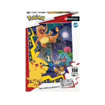 Nathan-POKEMON-Puzzle 150 pieces - La ville des Pokémon-4005556861897
