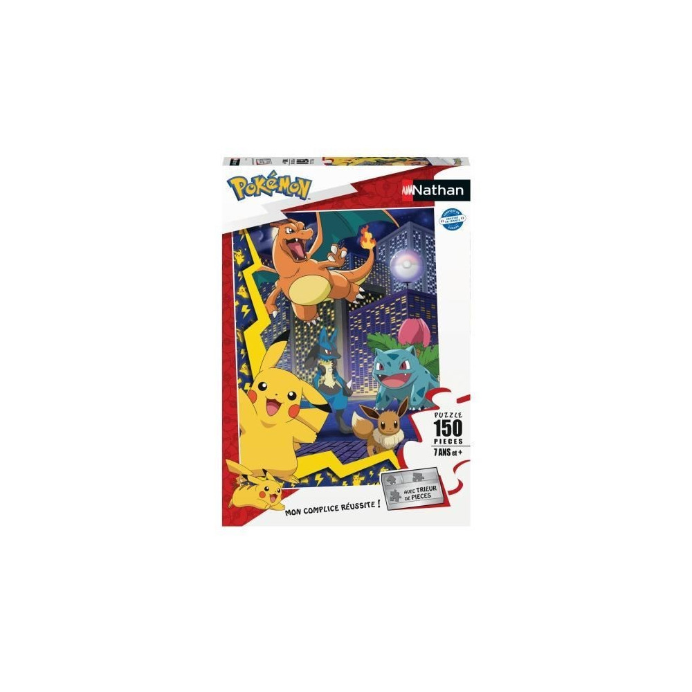 Nathan-POKEMON-Puzzle 150 pieces - La ville des Pokémon-4005556861897
