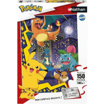 Nathan-POKEMON-Puzzle 150 pieces - La ville des Pokémon-4005556861897