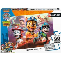 Nathan - Puzzle 60 pieces - Pat'Patrouille A la rescousse des dinosaur