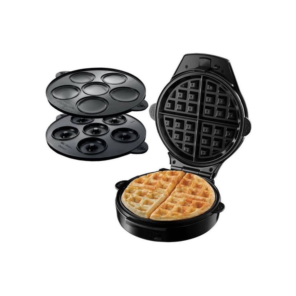 Russell Hobbs 24620-56 Gaufrier Fiesta 3en1 Plaque Gaufre Cupcake et D