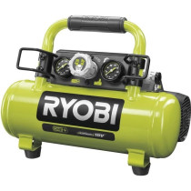 RYOBI - Compresseur a cuve 18V ONE+ - 3,8 L / 0,6 CV - 8 bars - R18AC-