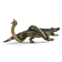 Coffret Duel Aligator/Anaconda, figurines animaux sauvages, Schleich 4