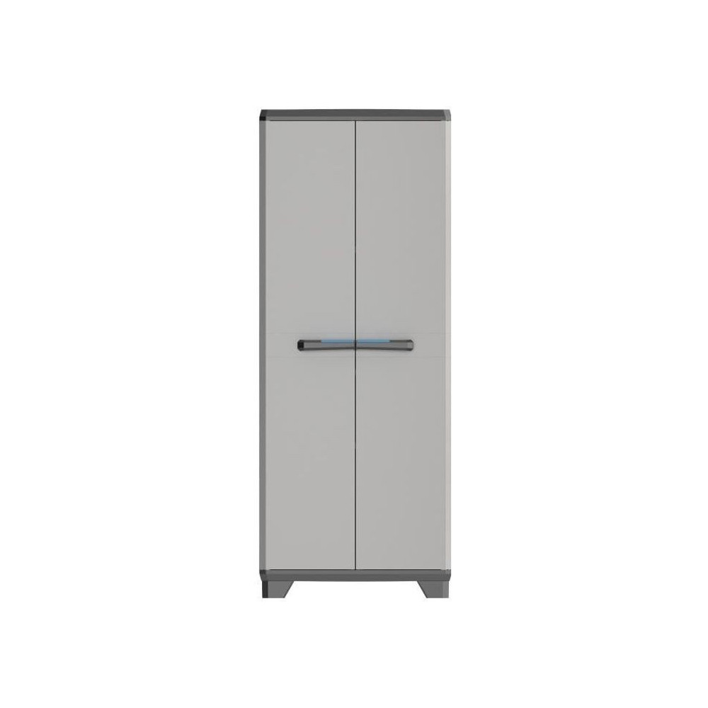 Armoire de rangement haute KETER LINEAR - Noir / Gris - 68 x 39 x 173