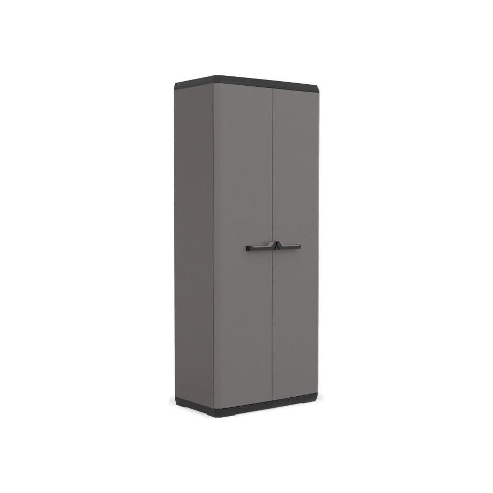 Armoire de rangement - KETER - Più - 3 tablettes réglables - Gris /