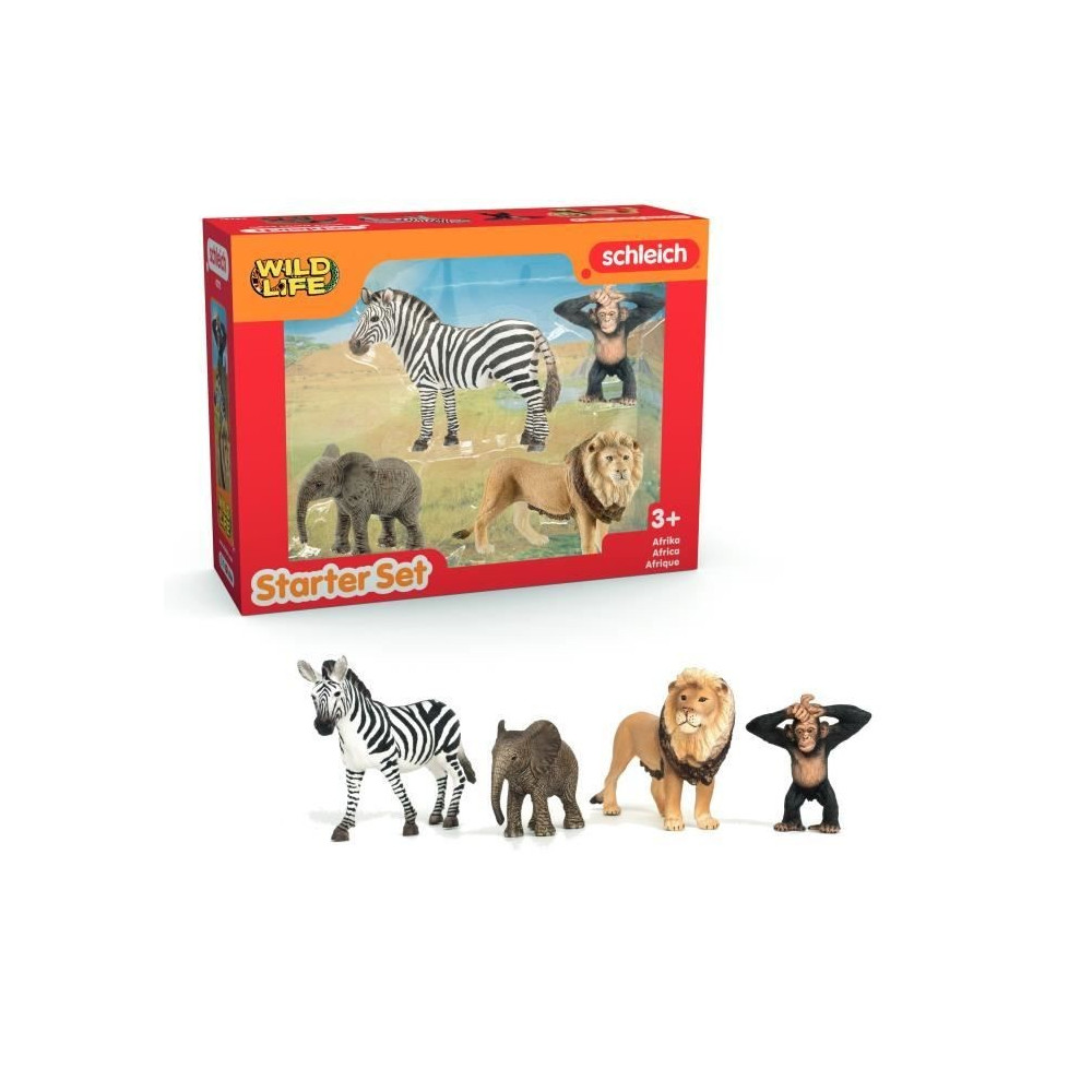 Mes Premiers Animaux d'Afrique, Figurines d'animaux, SCHLEICH 42721 Wi